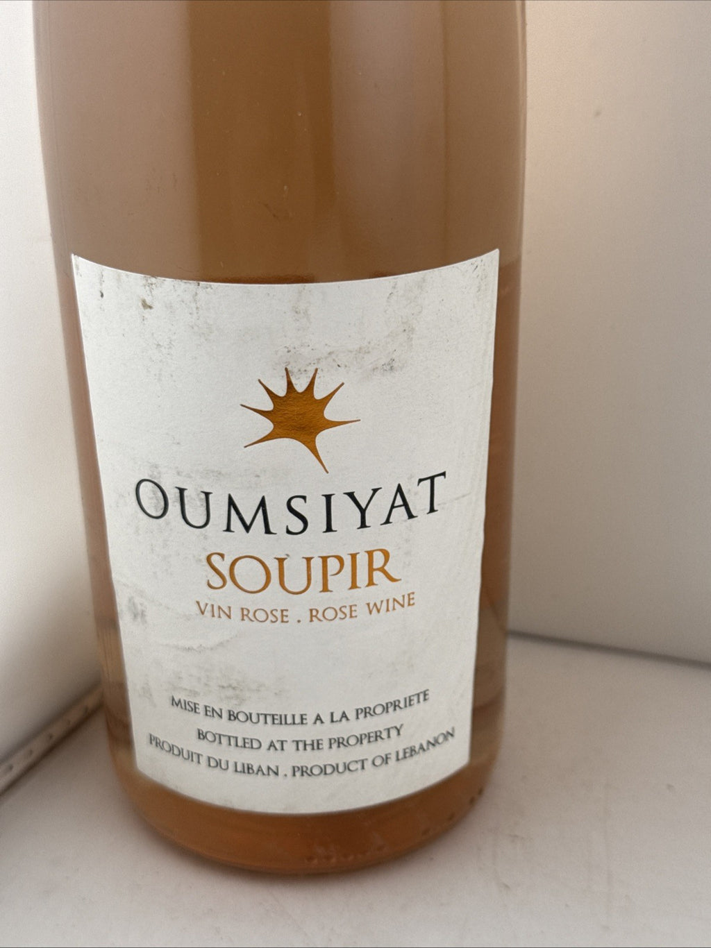 Château Oumsiyat Soupir Lebanese Rosé Wine 75cl 12.5% ABV