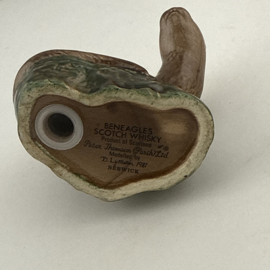 Beneagles Beswick Otter Whisky Miniature Empty 1981 Peter Thomson Scotland