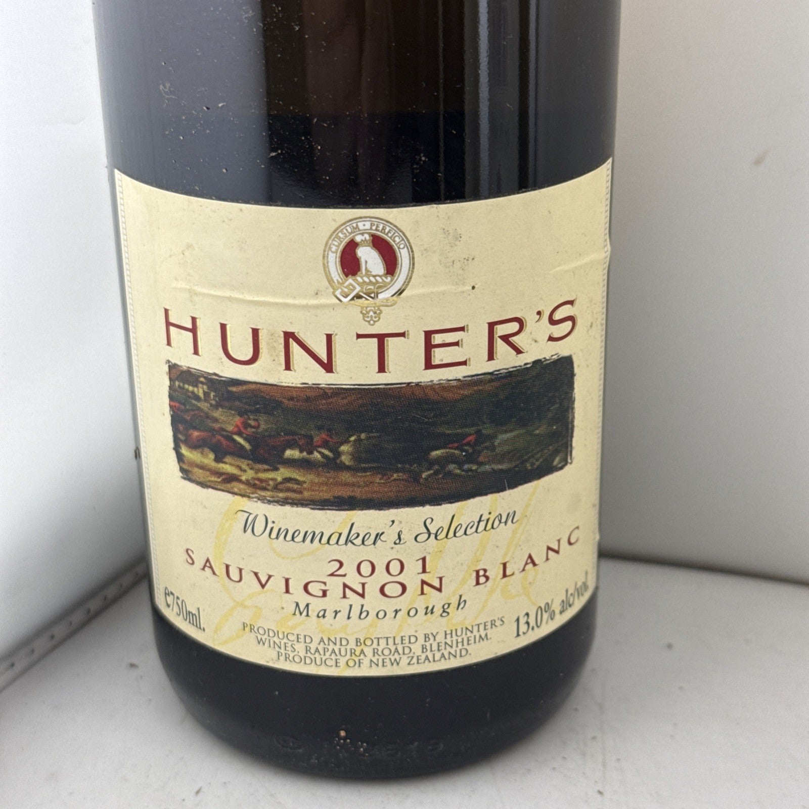 Hunter’s Winemaker’s Selection Sauvignon Blanc 2001 New Zealand Well Cellared