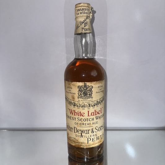 John Dewar & Sons “White Label” Blended Scotch Whisky Bottles Nov 1934