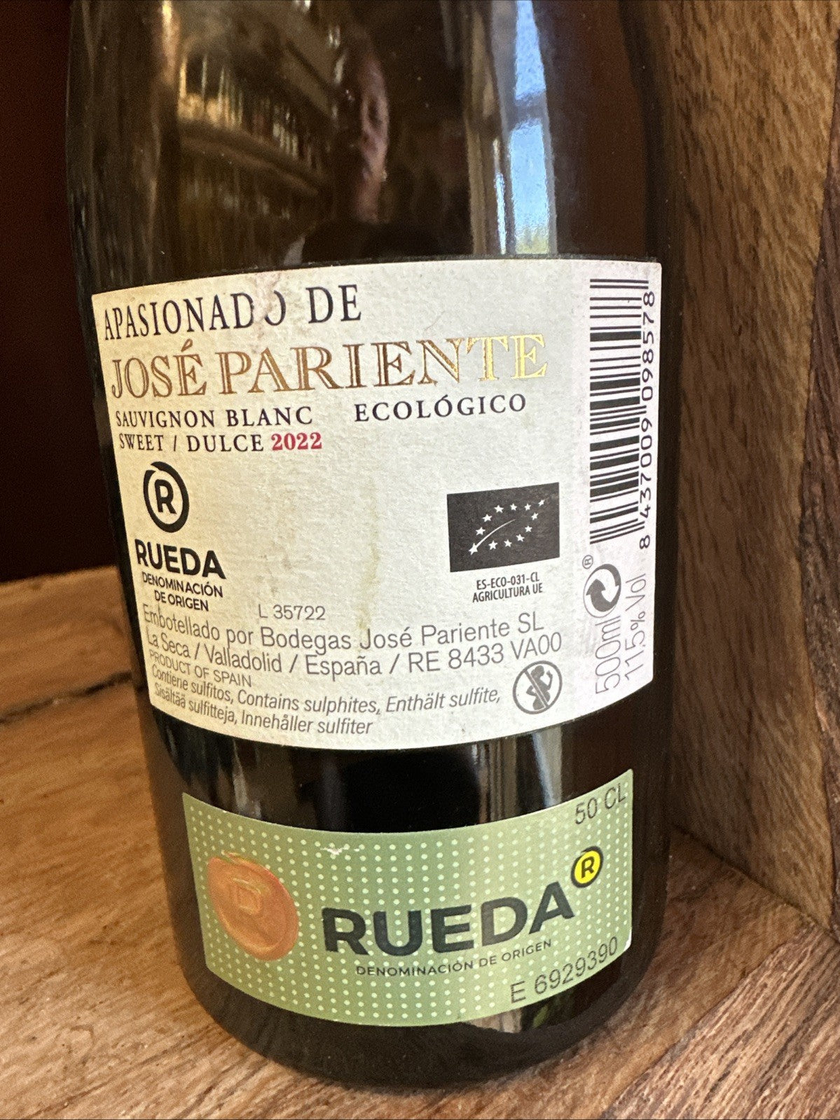 Apasionado de Jose Pariente 500ml 2022 desert wine