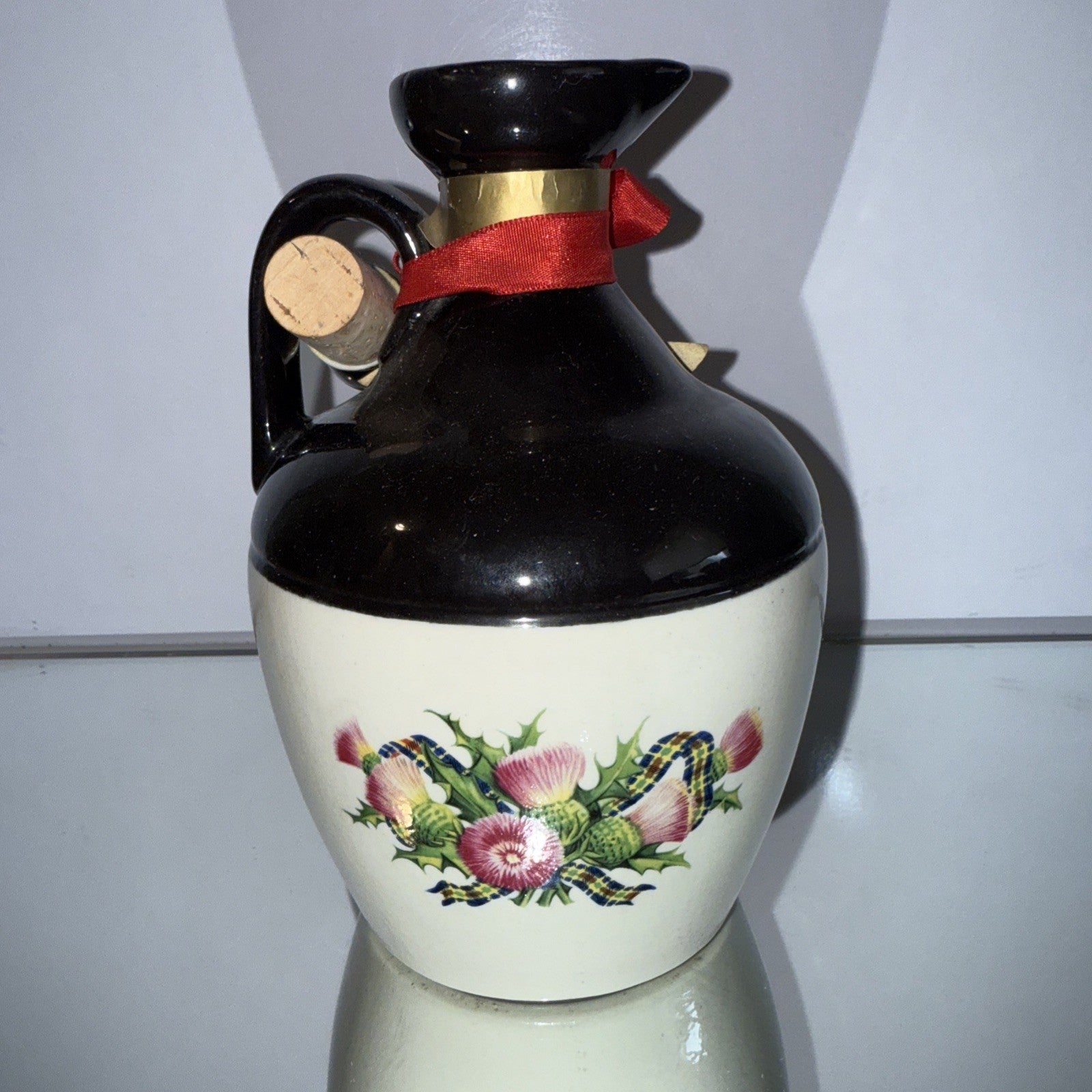 Rutherford And Co Scotch Whisky decanter (full)  Gamebird Series 1980s