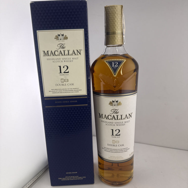 Macallan 12 Year Old Double Cask Whisky Boxed 700ml