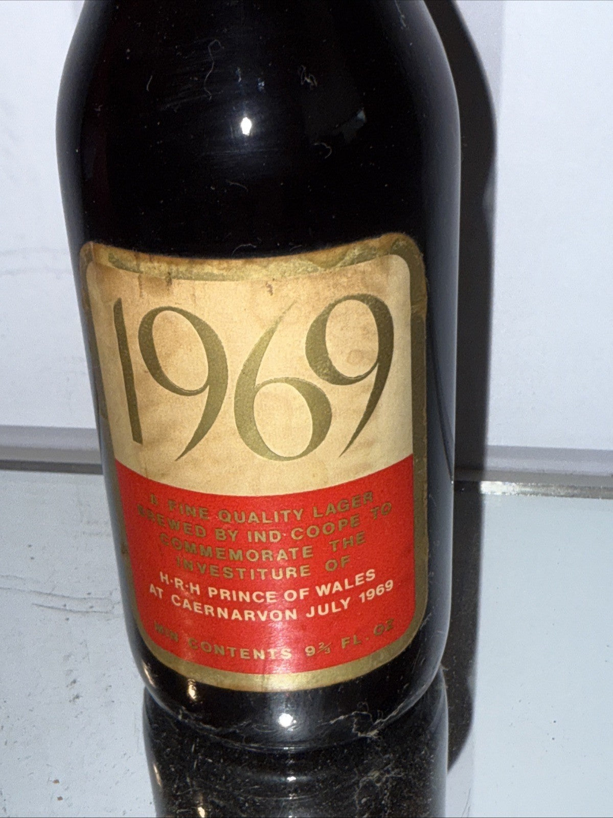 Ind Coope 1969 Lager For HRH prince Of Wales At Caernarfon July  1969