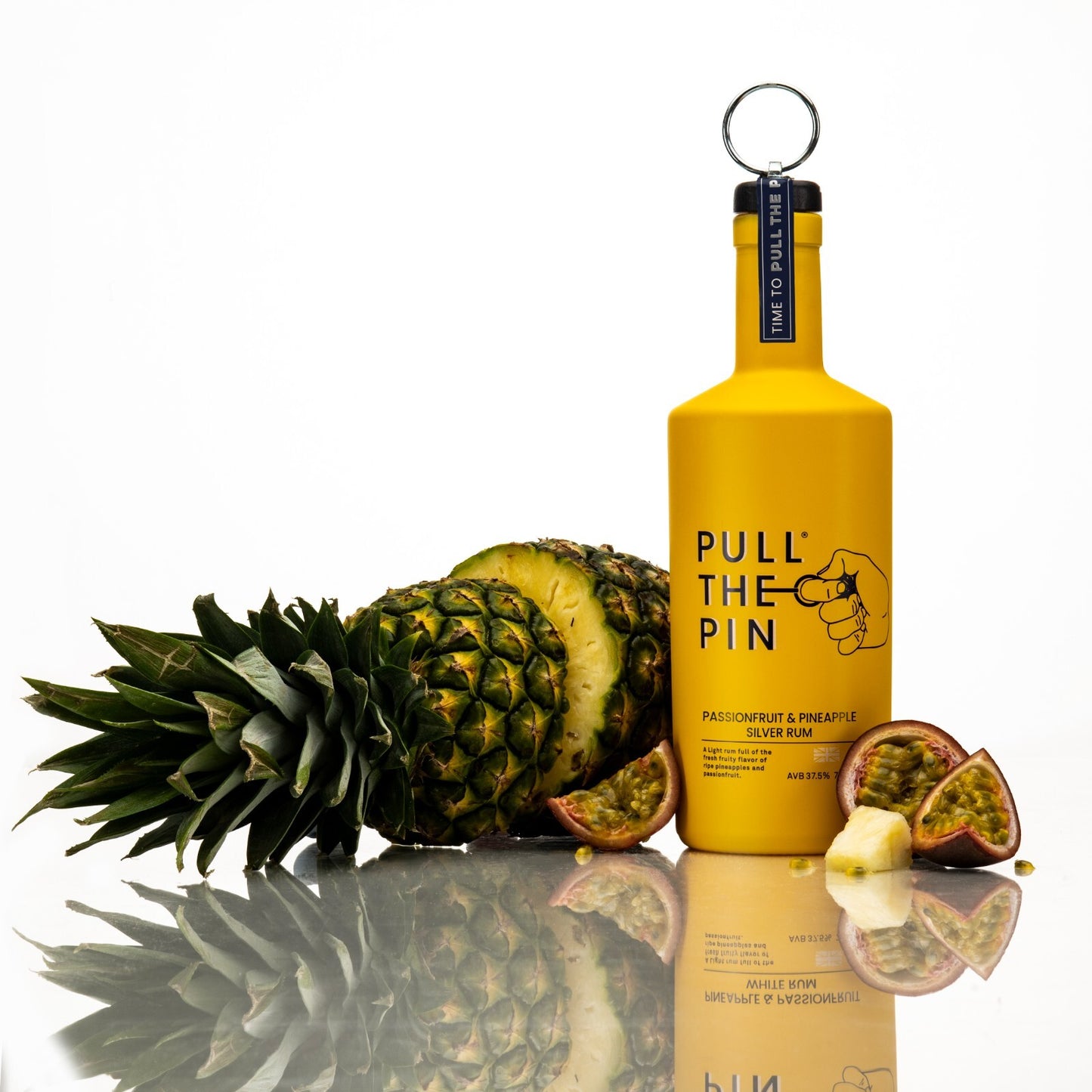 Pull the Pin Passionfruit and Pineapple Rum, 70cl, Flavoured Rum Gifts, Birthday