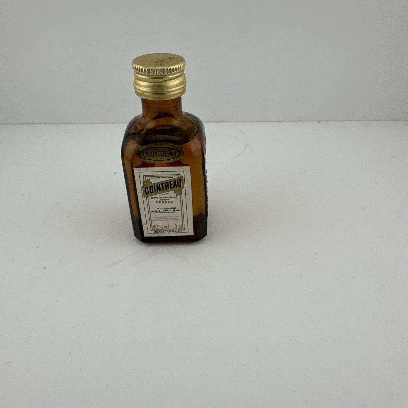 Cointreau extra dry orange liqueur bottle Miniature