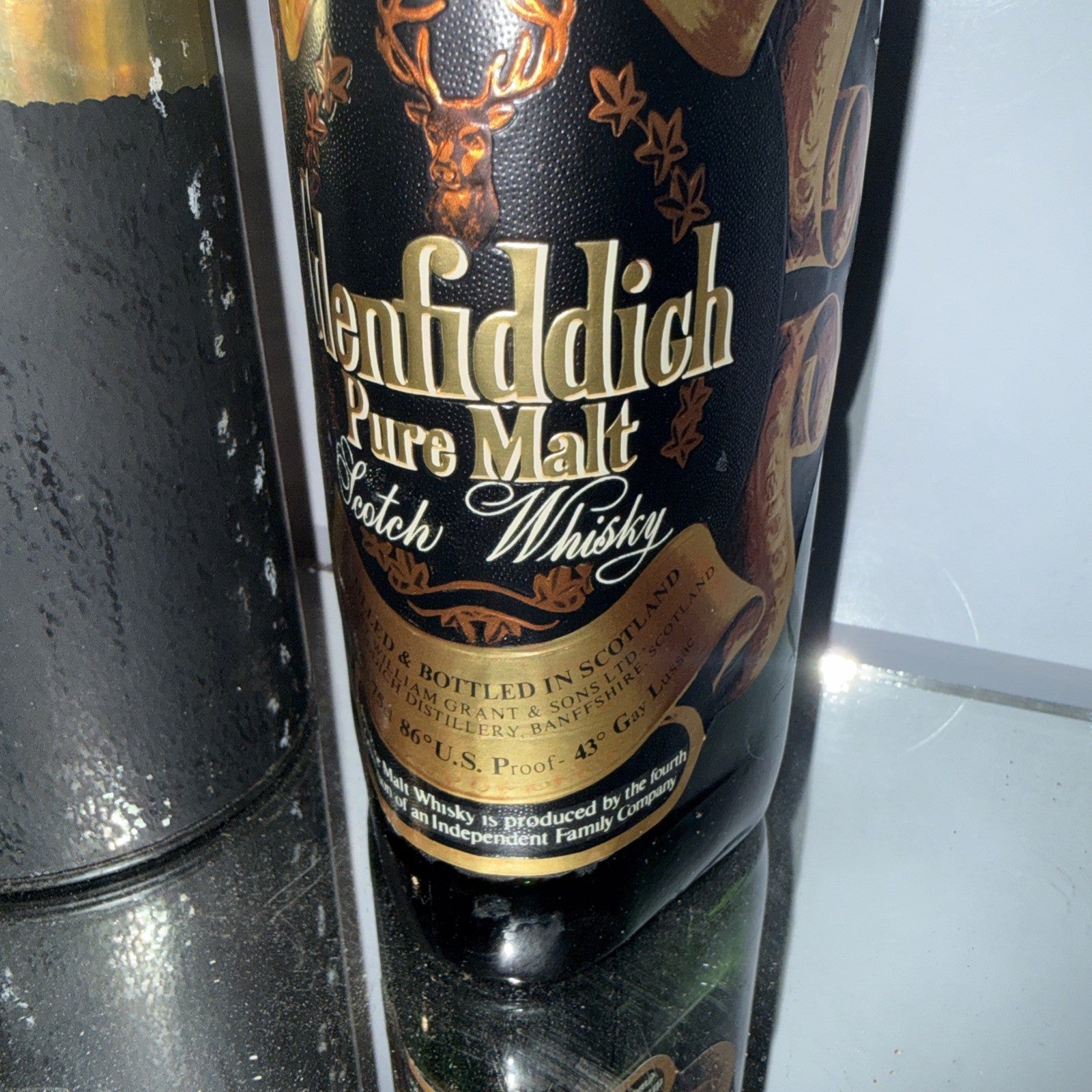 Glenfiddich Pure Malt Special Old Reserve Bottled Early 1970s Boxed