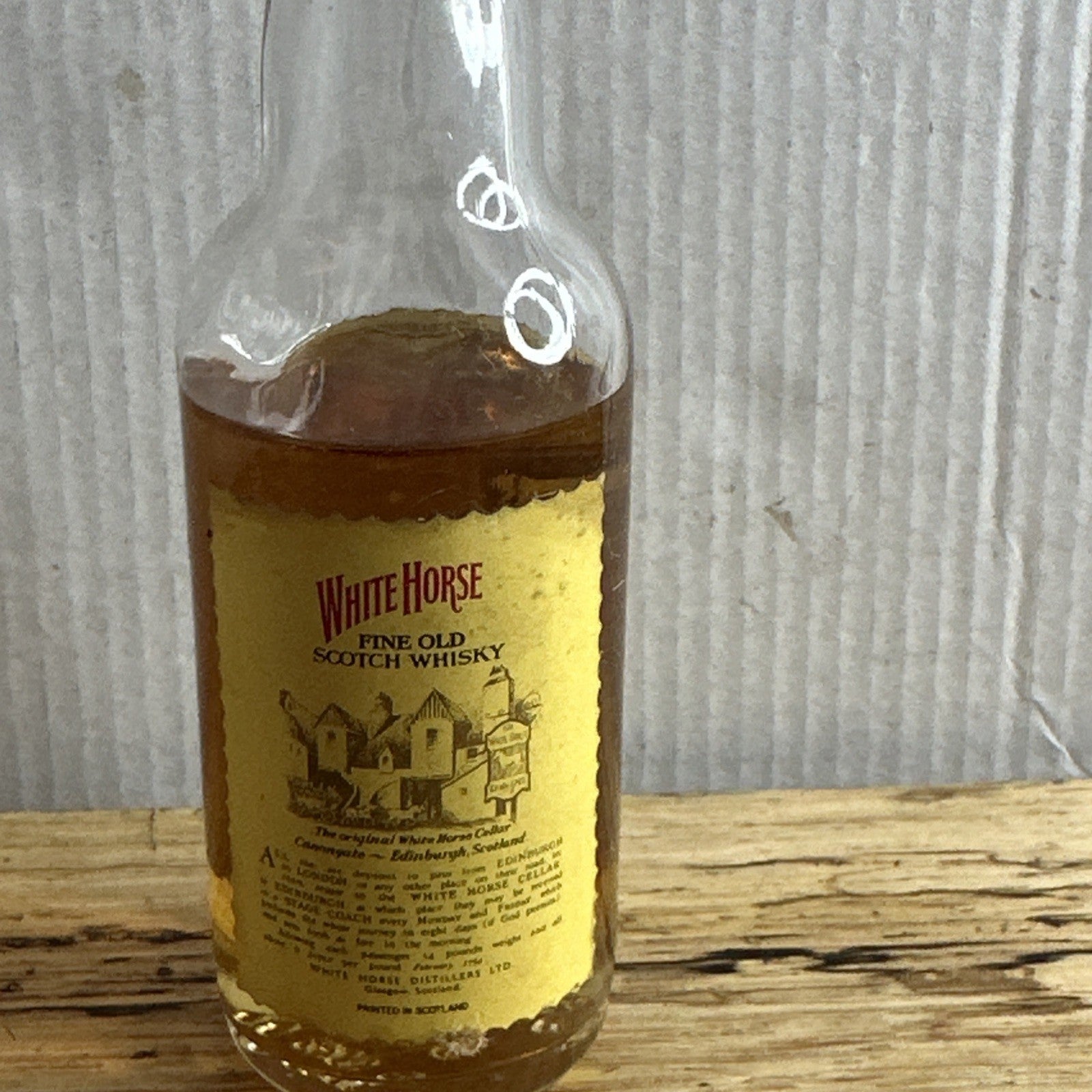 White Horse Fine Old Scotch Whisky miniature