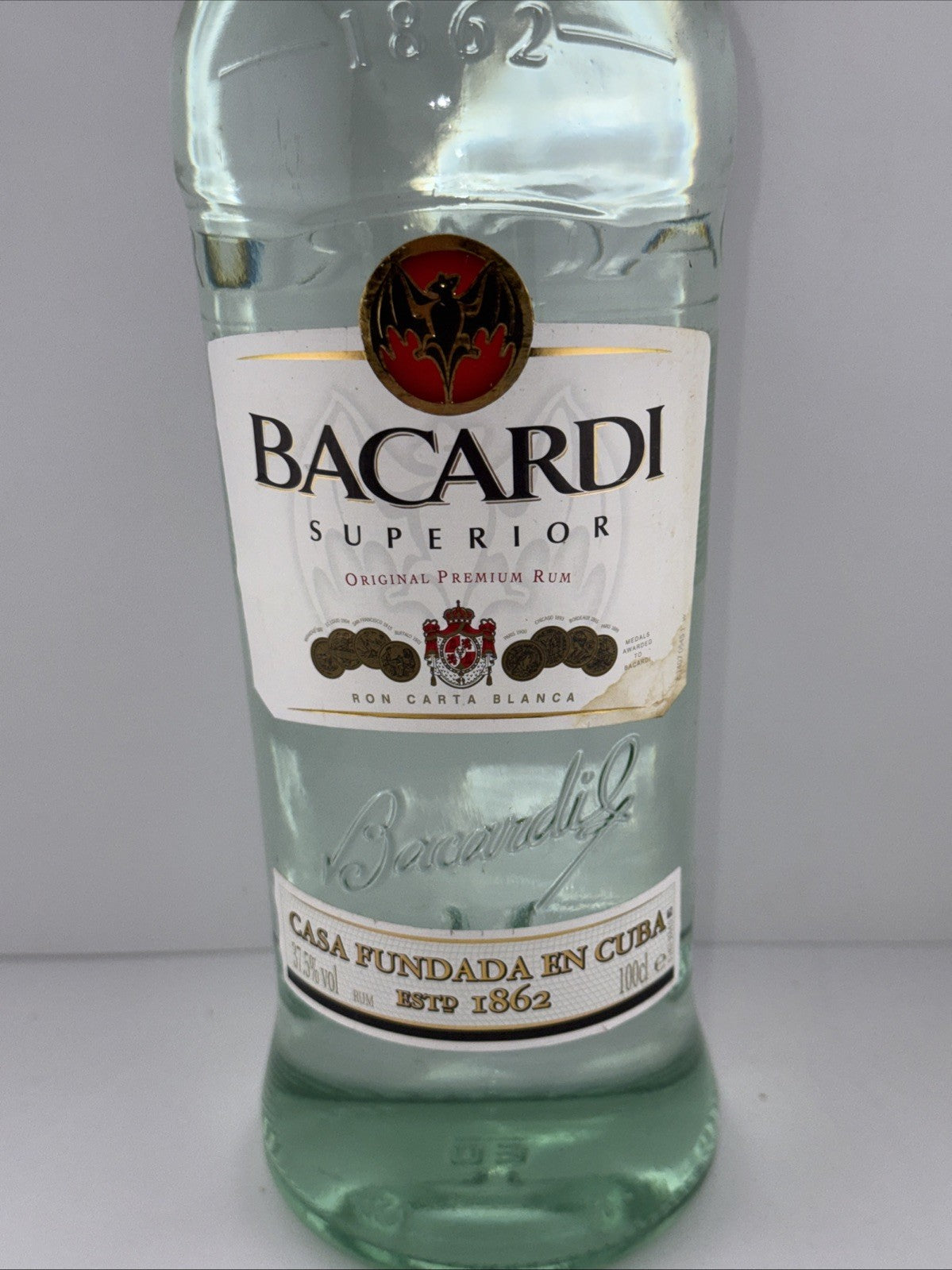 Bacardi Superior (Carta Blanca) 1L 37.5% Abv