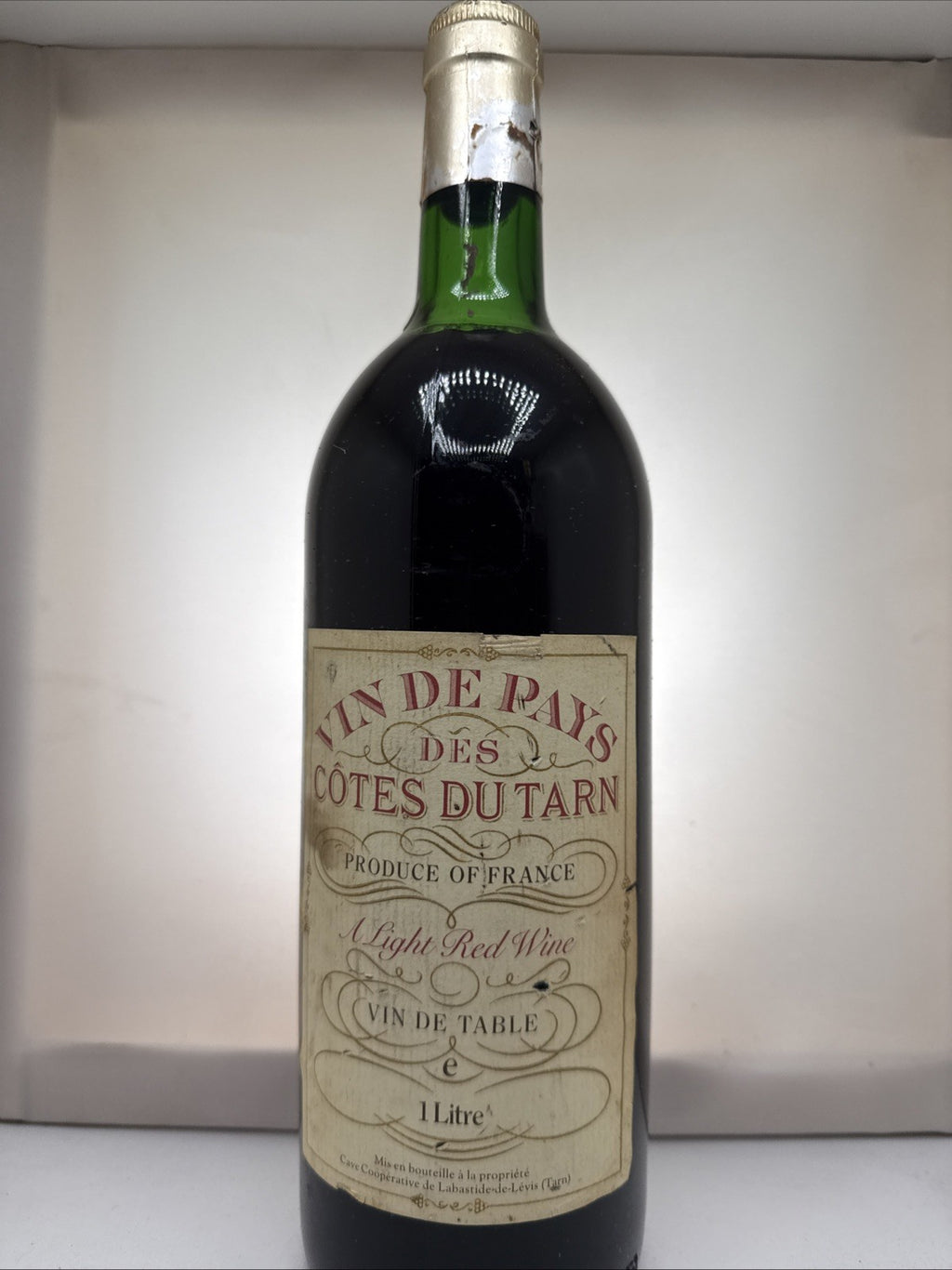 Vin de Pays des Côtes du Tarn — c.1980s — Dry ⚠️ Likely past drinking window,