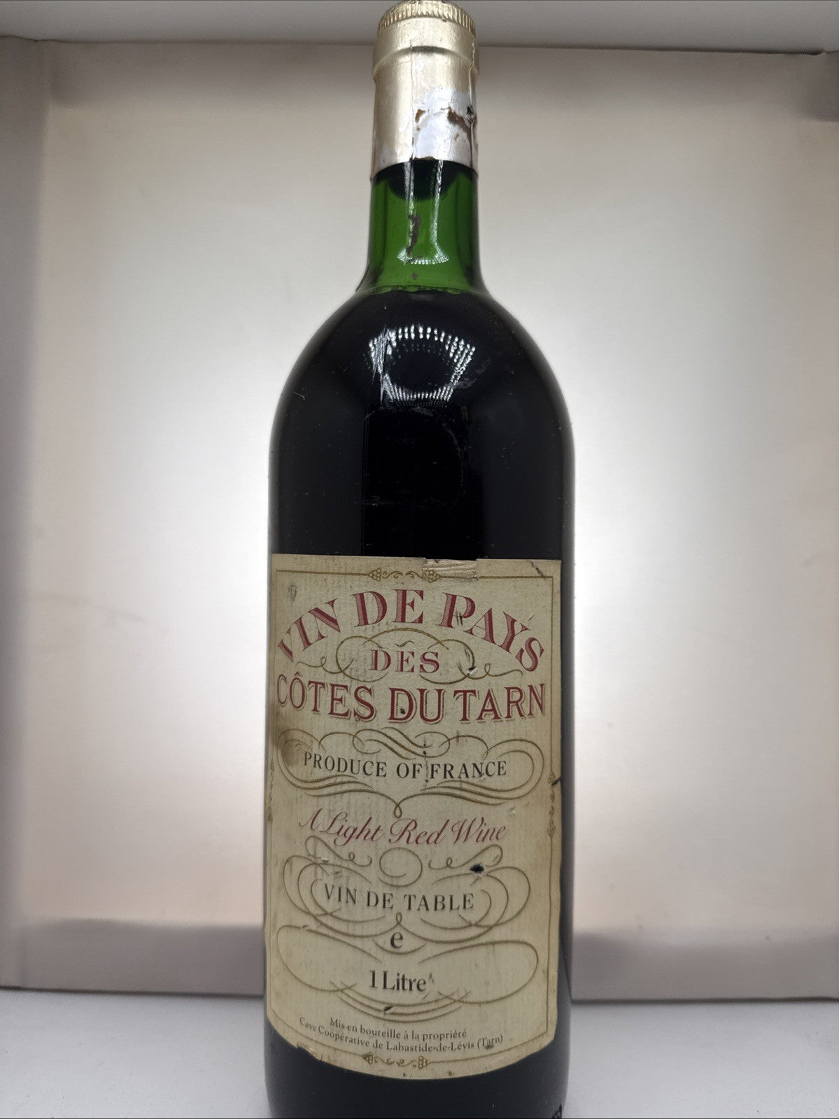 Vin de Pays des Côtes du Tarn — c.1980s — Dry ⚠️ Likely past drinking window,