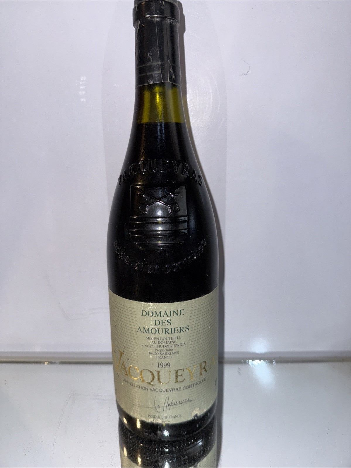 Domaine des Amouriers Vacqueyras 1999 French Red