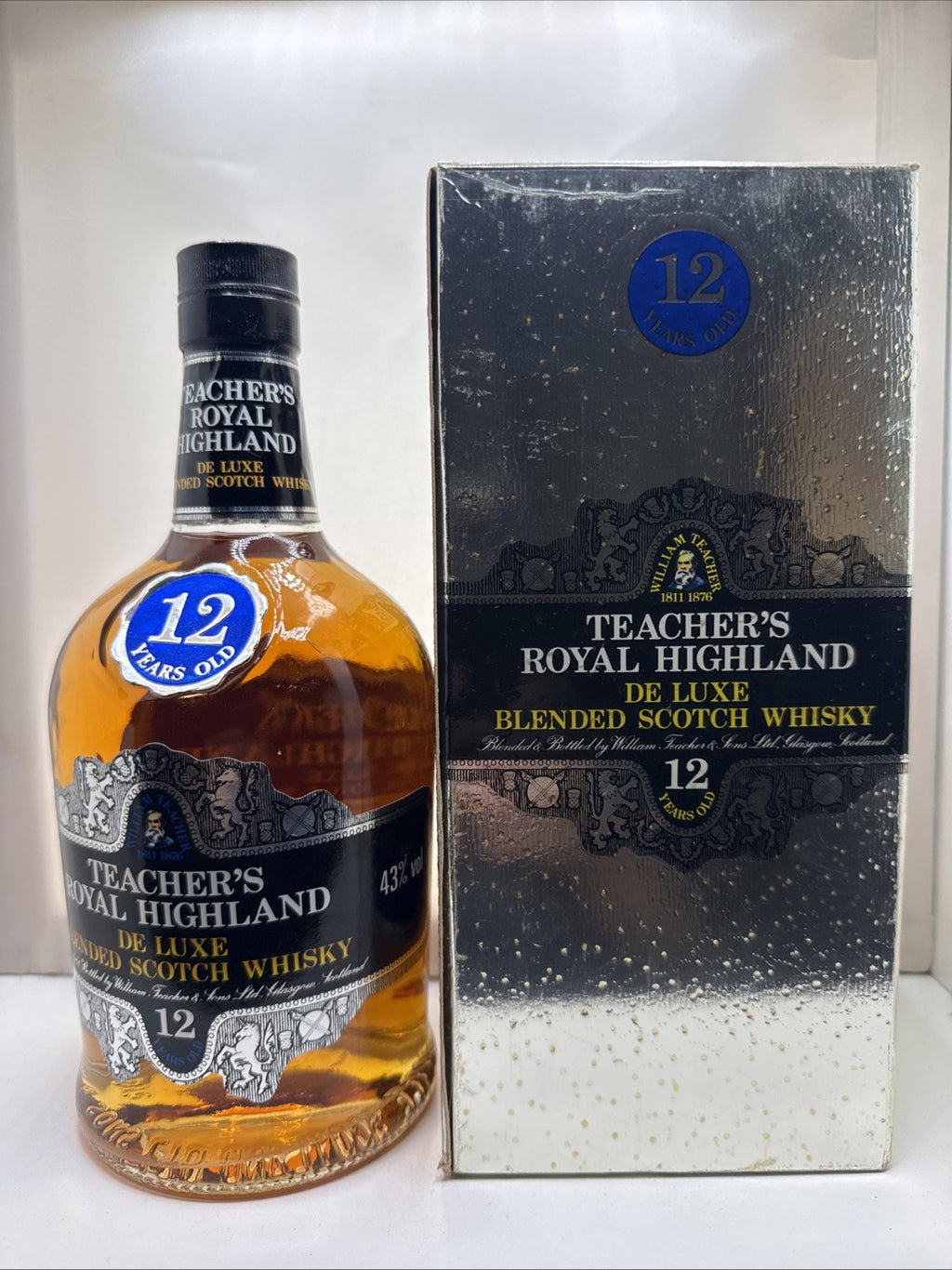 Teacher’s Royal Highland De Luxe 12 Year Old 1980s 75cl 43% Boxed