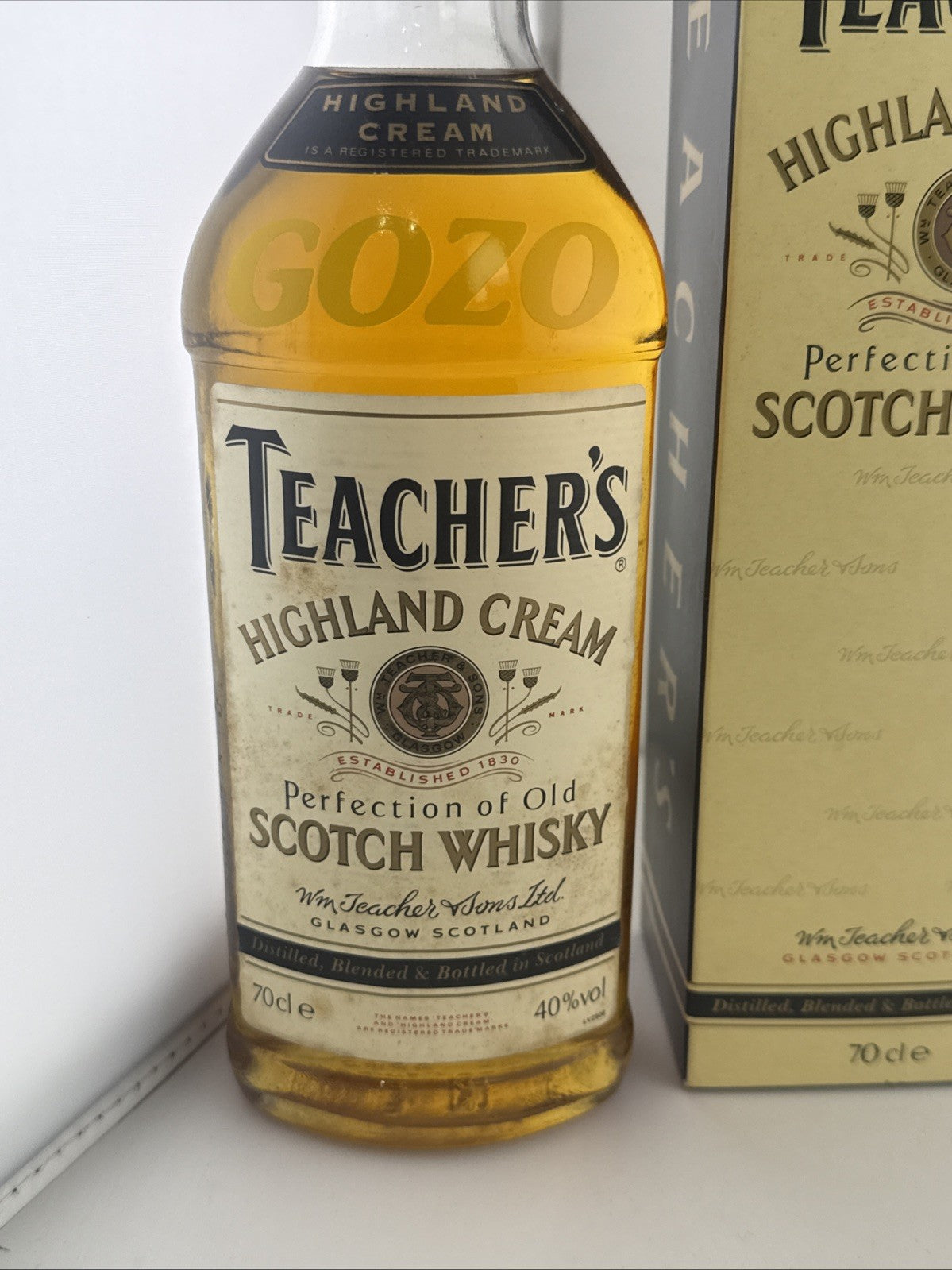 “Teacher’s Highland Cream GOZO Edition Scotch Whisky 70cl Boxed”
