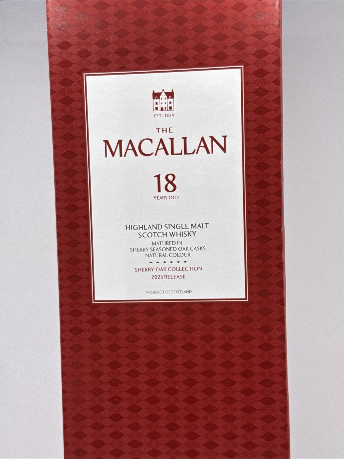 The Macallan 18 Year Old Sherry Oak Cask Single Malt Scotch Whisky 70cl 2025