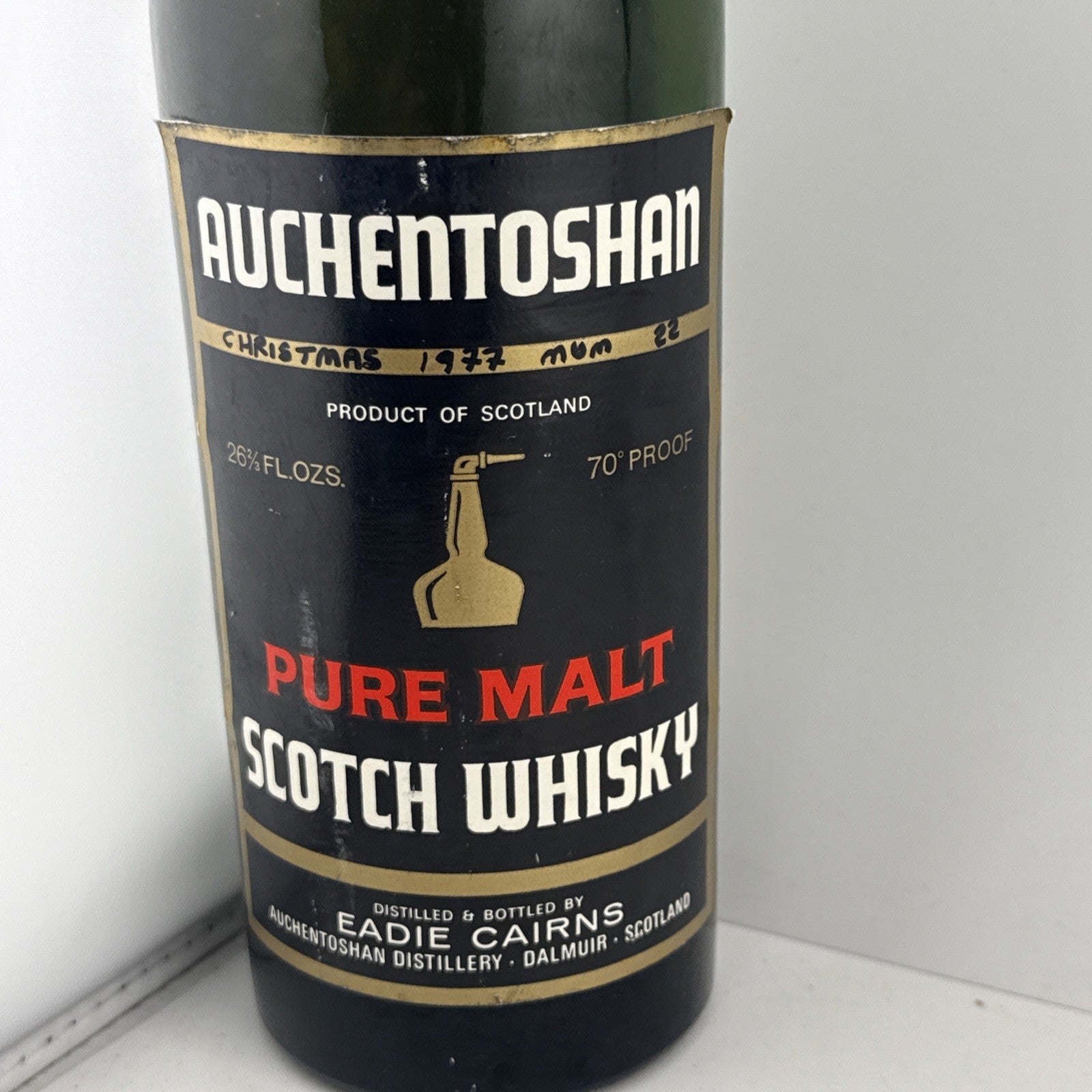1960s Auchentoshan Pure Malt 70° Proof 75cl Lowland Whisky