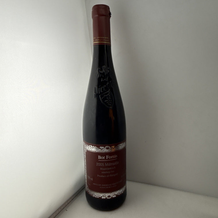 Bor Forras 2005 Matraalja Blaufrankisch Hungarian Red Wine 75cl