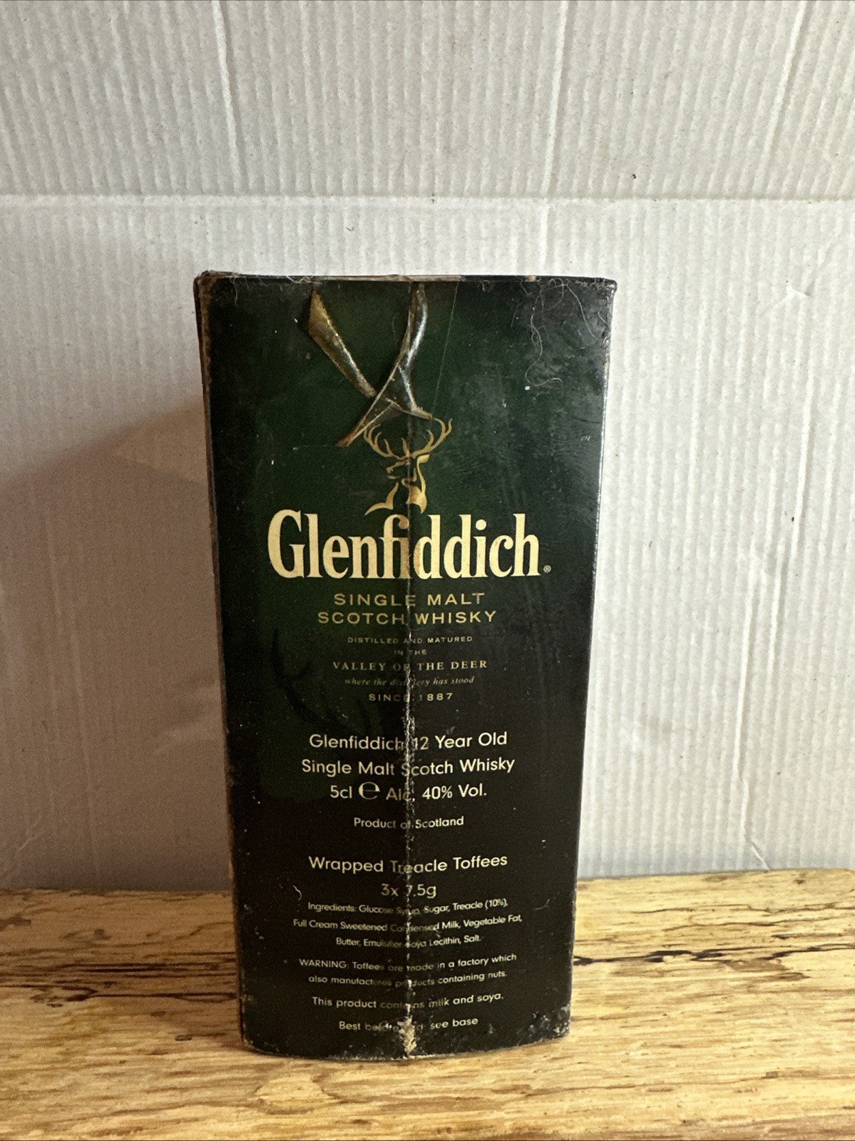 Glenfiddich 12 Year Old Single Malt Scotch Whisky Miniature Boxed