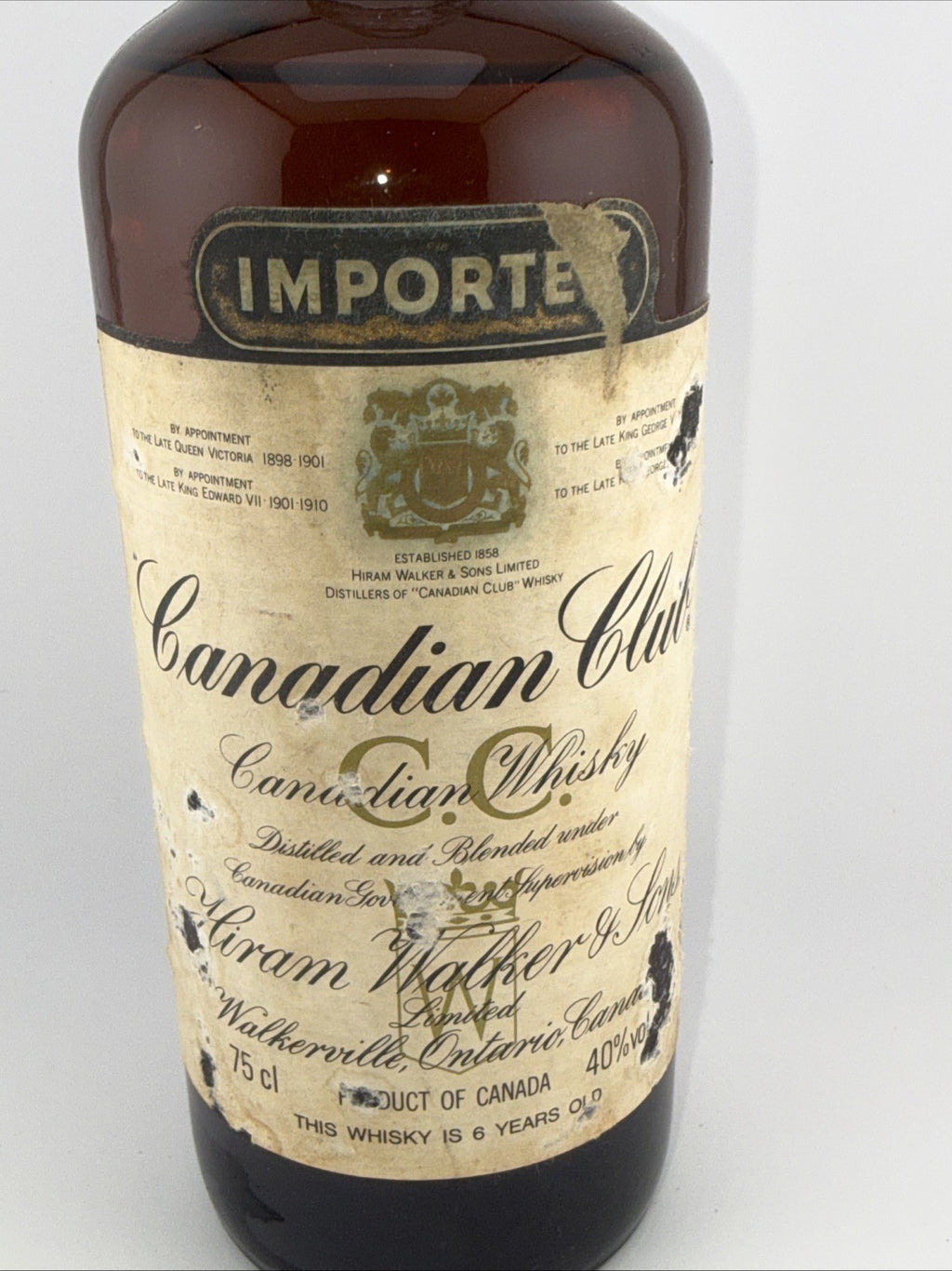 Crown Royal Canadian Rye Whisky 1L 40%abv