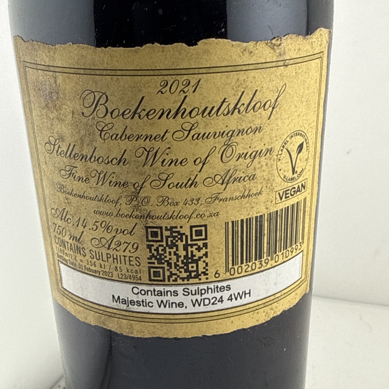 Boekenhoutskloof Stellenbosch Cabernet Sauvignon 2021 75cl