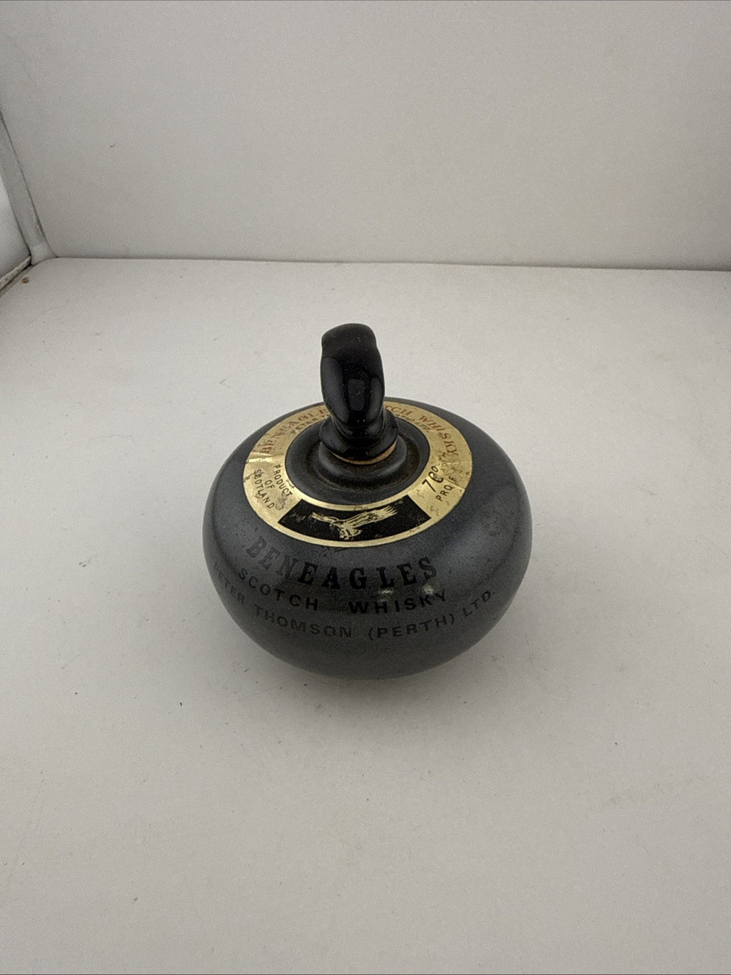 vintage  Scotch whisky ceramic decanter, produced by Peter Thomson (Perth) Ltd
