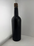 Antique c1900 Sherry Bottle Wax Seal Cork Stamped SHERRY Hand Blown Likely Good!