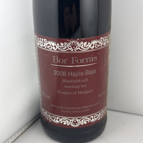 Bor Forrás Blaufränkisch 2008 Hajós-Baja Hungary Red Wine 75cl