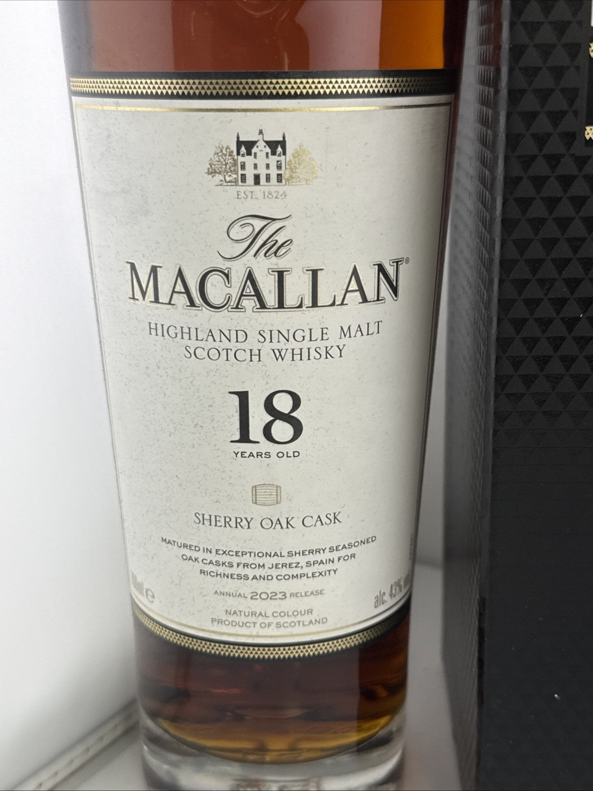 Macallan 18 Year Old 2023 Sherry Oak Single Malt Whisky 70cl