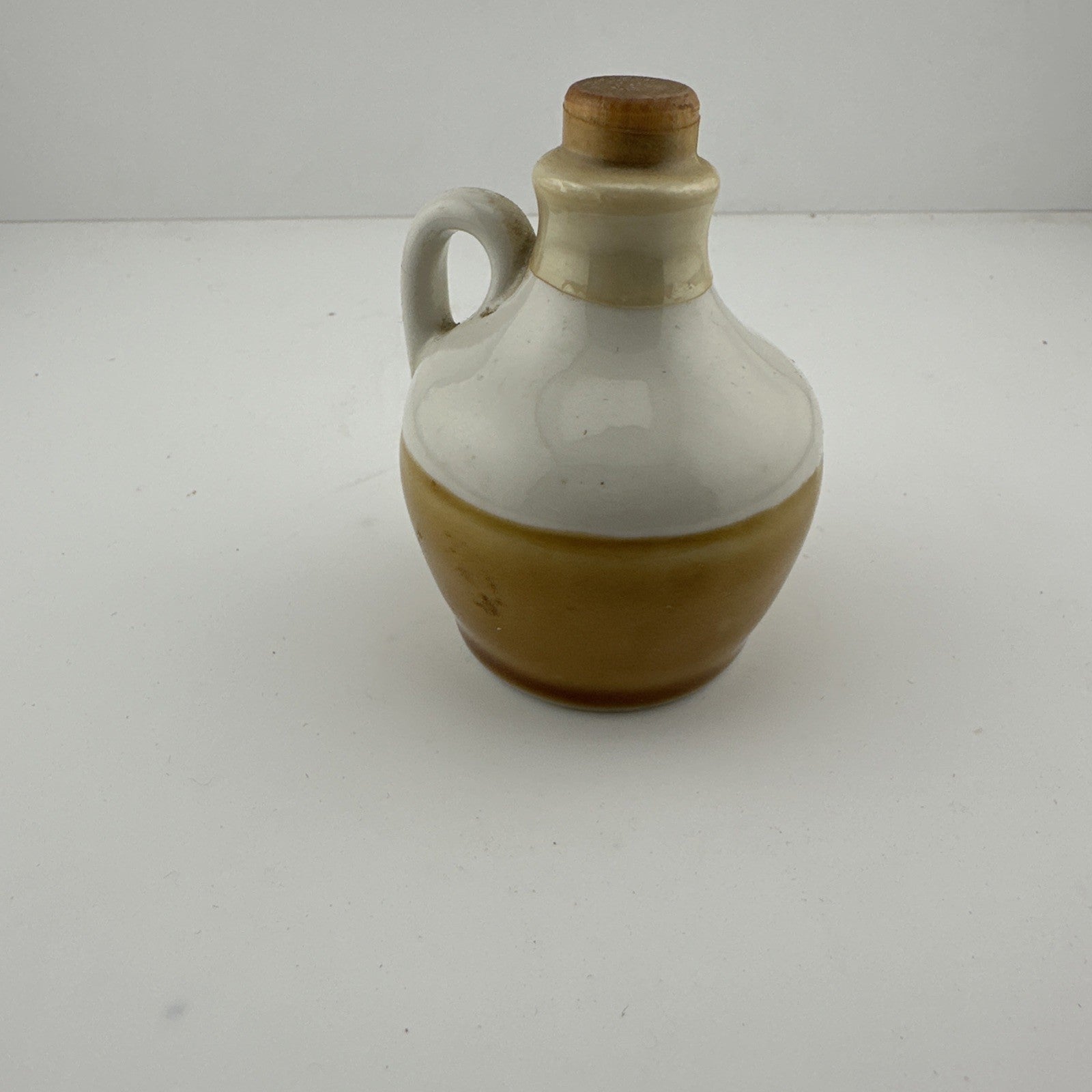 a vintage Bronte Original Unique Yorkshire Liqueur stoneware miniature jug