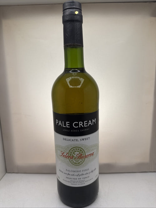 Pale Cream Sherry Solera Reserva Jerez — Tesco — Sweet Palomino Fino