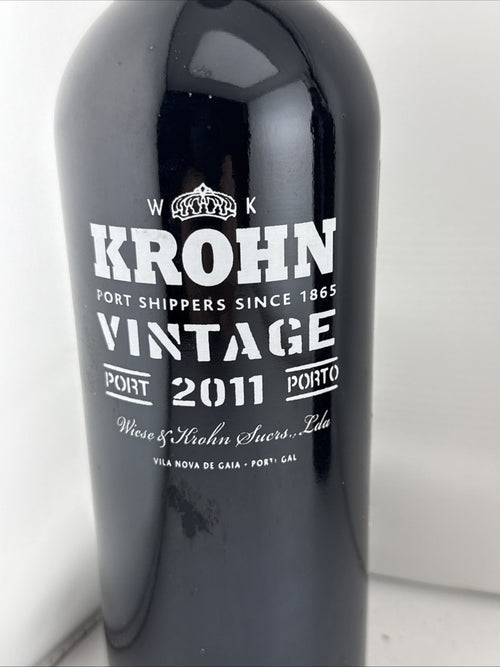 Krohn Vintage Port 2011 75cl Portuguese Port Wine Declared Vintage