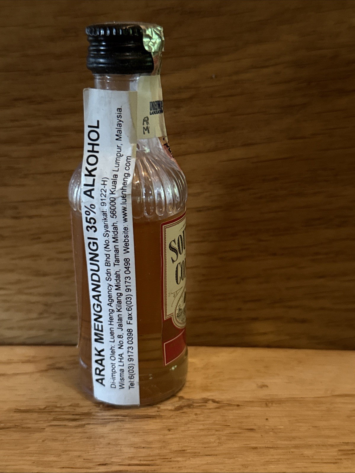 Southern Comfort (Malaysia label) Miniature full 1990s