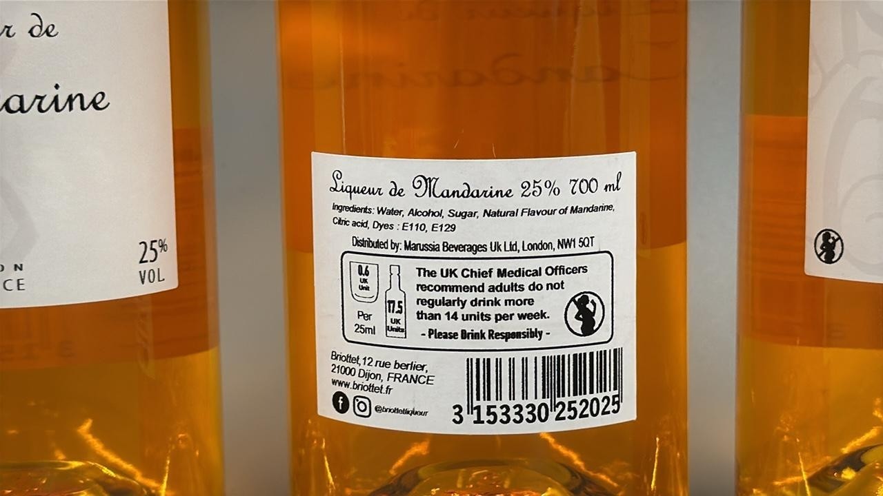 Edmond Briottet LIQUEUR DE MANDARINE  70cl 25% France