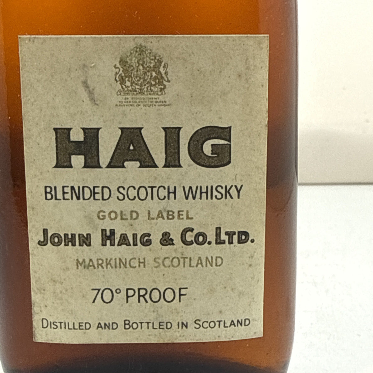 Haig Gold Label — 5cl Blended Scotch — 70 Proof — John Haig & Co