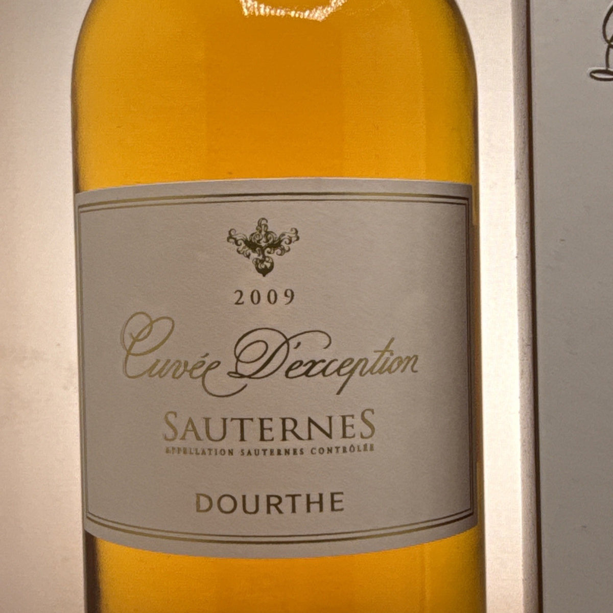 Dourthe Cuvée d’Exception Sauternes 2009,
