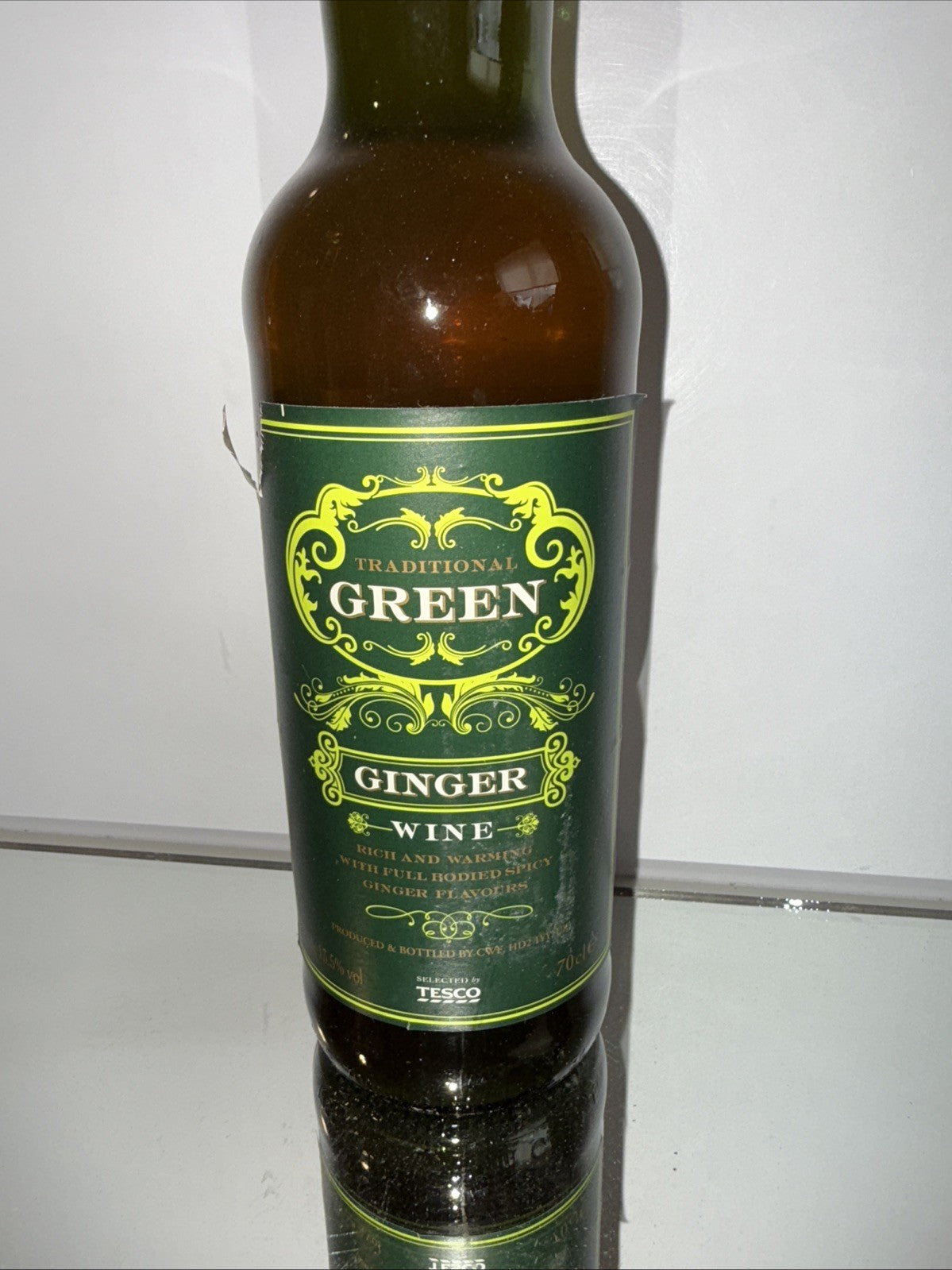 Tesco Green ginger wine