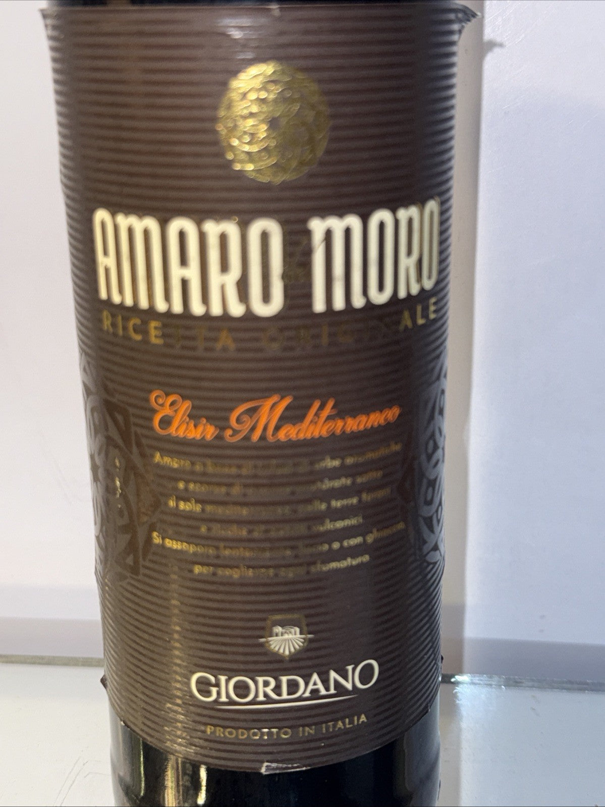 Amaro Moro “Elisir Mediterraneo” Giordano Vini