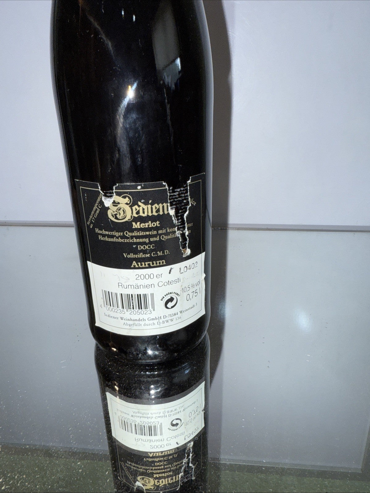Sediener Cabernet Sauvignon Aurum Hochwertiger Qualitatswein