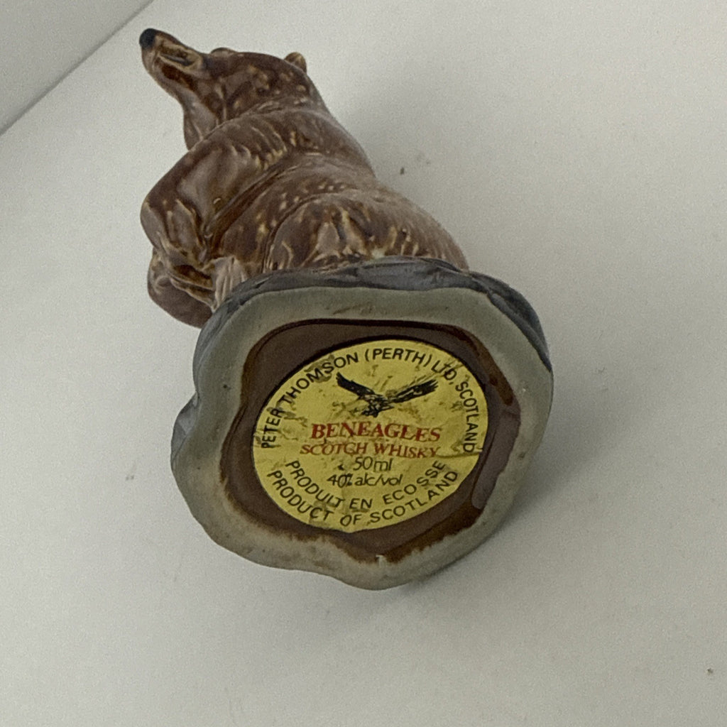 Beneagles Scotch Whisky Bear Miniature Decanter Empty 50ml Peter Thomson