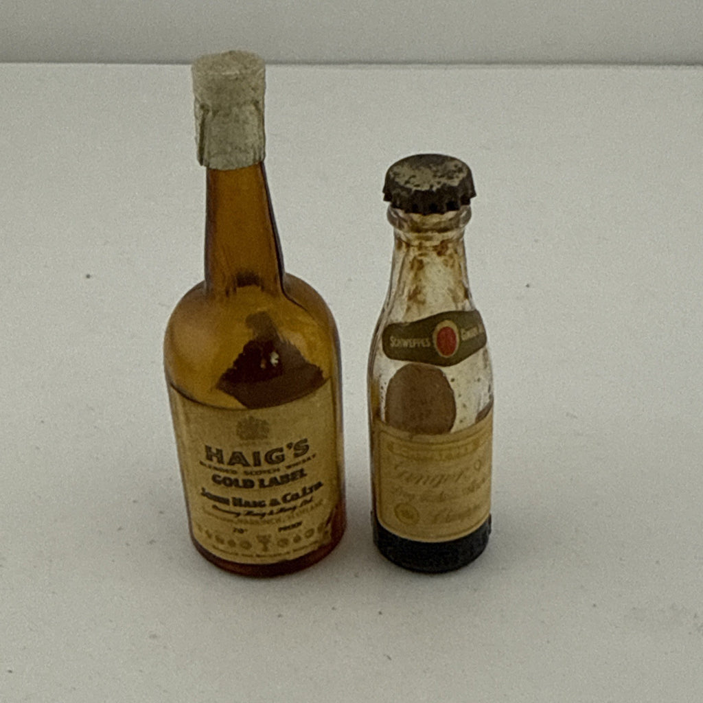 Mini Miniature Haig And Schweppes Ginger ( Empty)