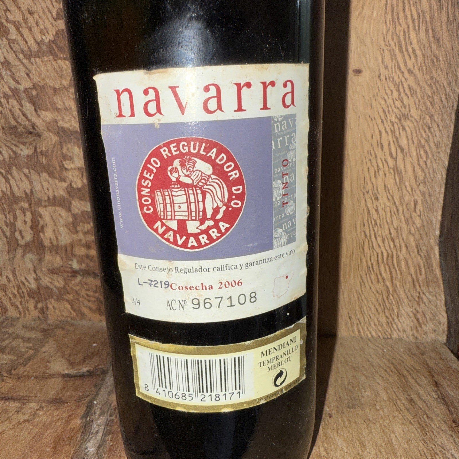 Navarra Mendiani Merlot Luis Gurpegui Muga 2006