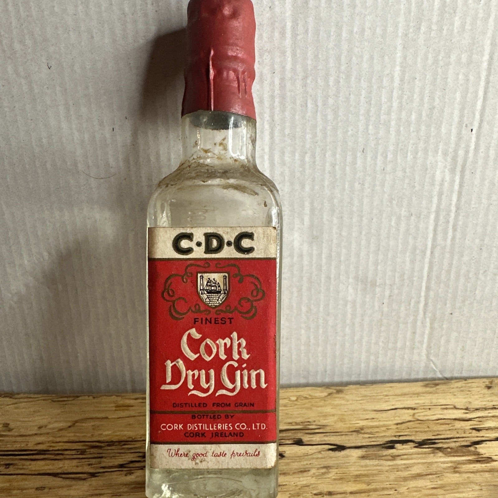 Cork Dry Gin Miniature 1960s/70s