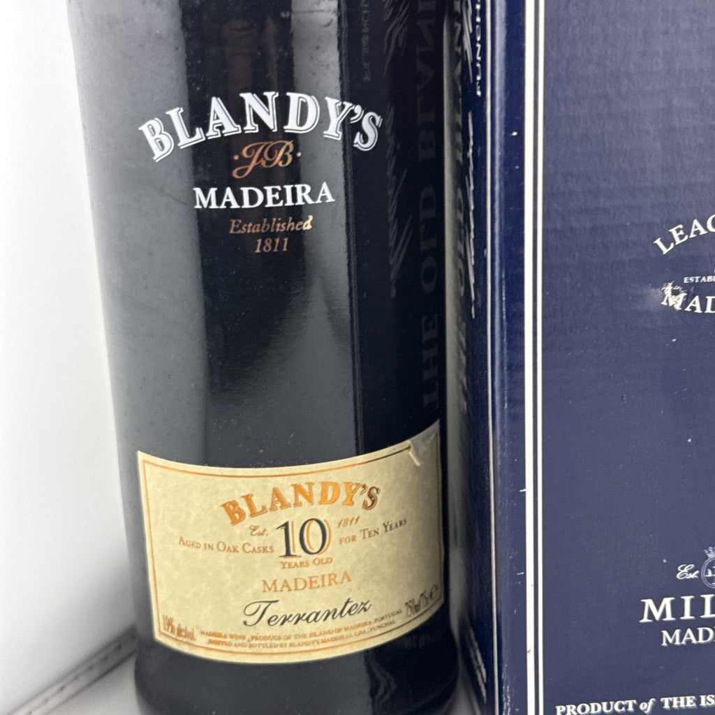 Blandy’s 10 Year Old Terrantez Madeira 75cl With Box