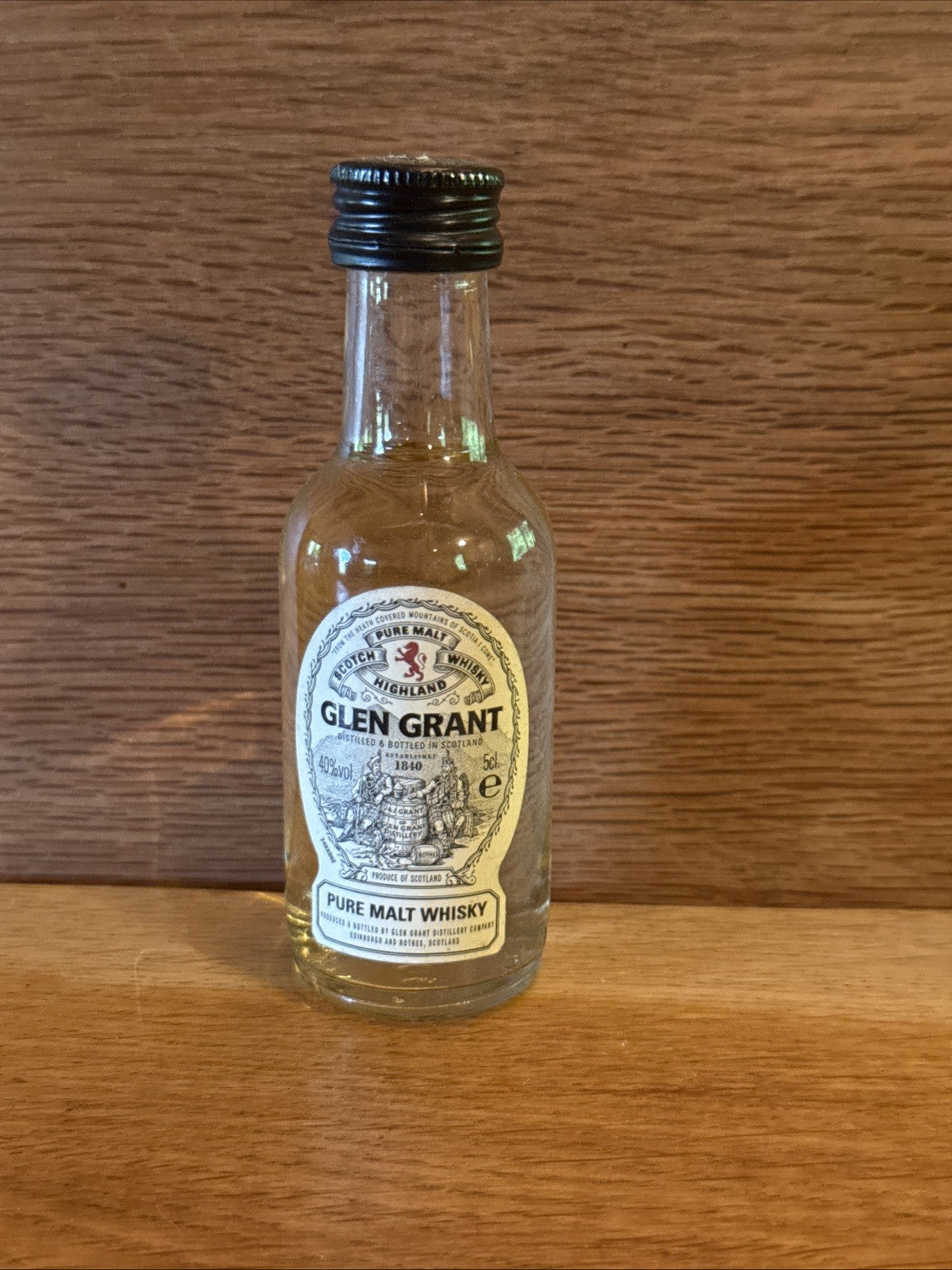 Glen Grant Pure Scotch Whisky Miniature full 1990s