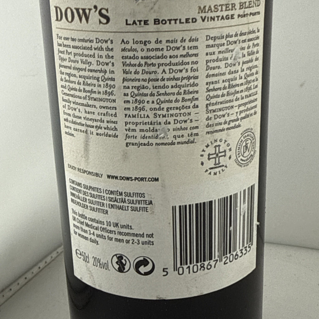 Dow’s Master Blend Late Bottled Vintage Port 2004 50cl