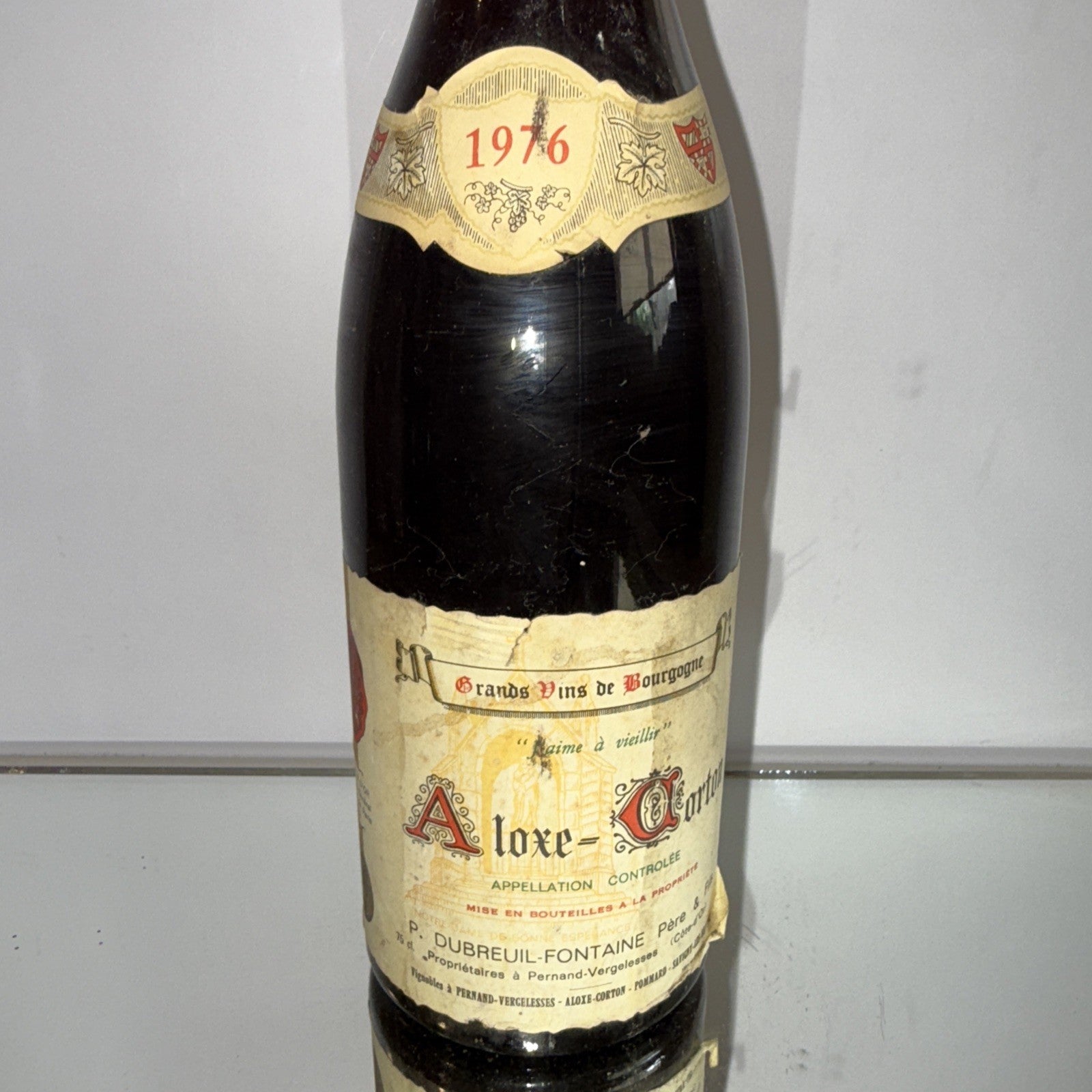 Domaine Dubreuil-Fontaine Pere et Fils Corton Clos du Roi 1976 Vintage