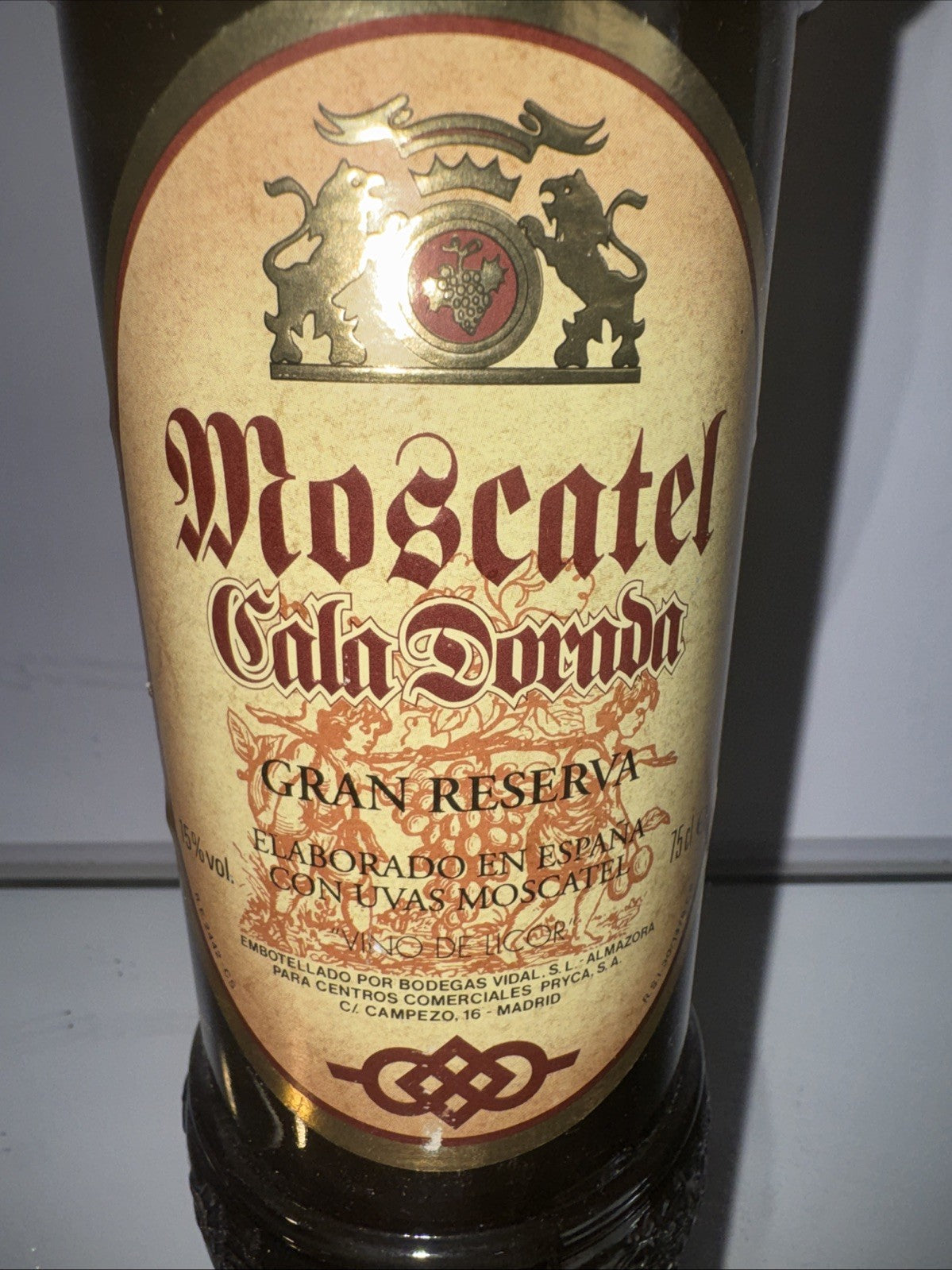 Moscatel Gran Reserva Cala Dorada Bodegas Vidal - Fortified Wine