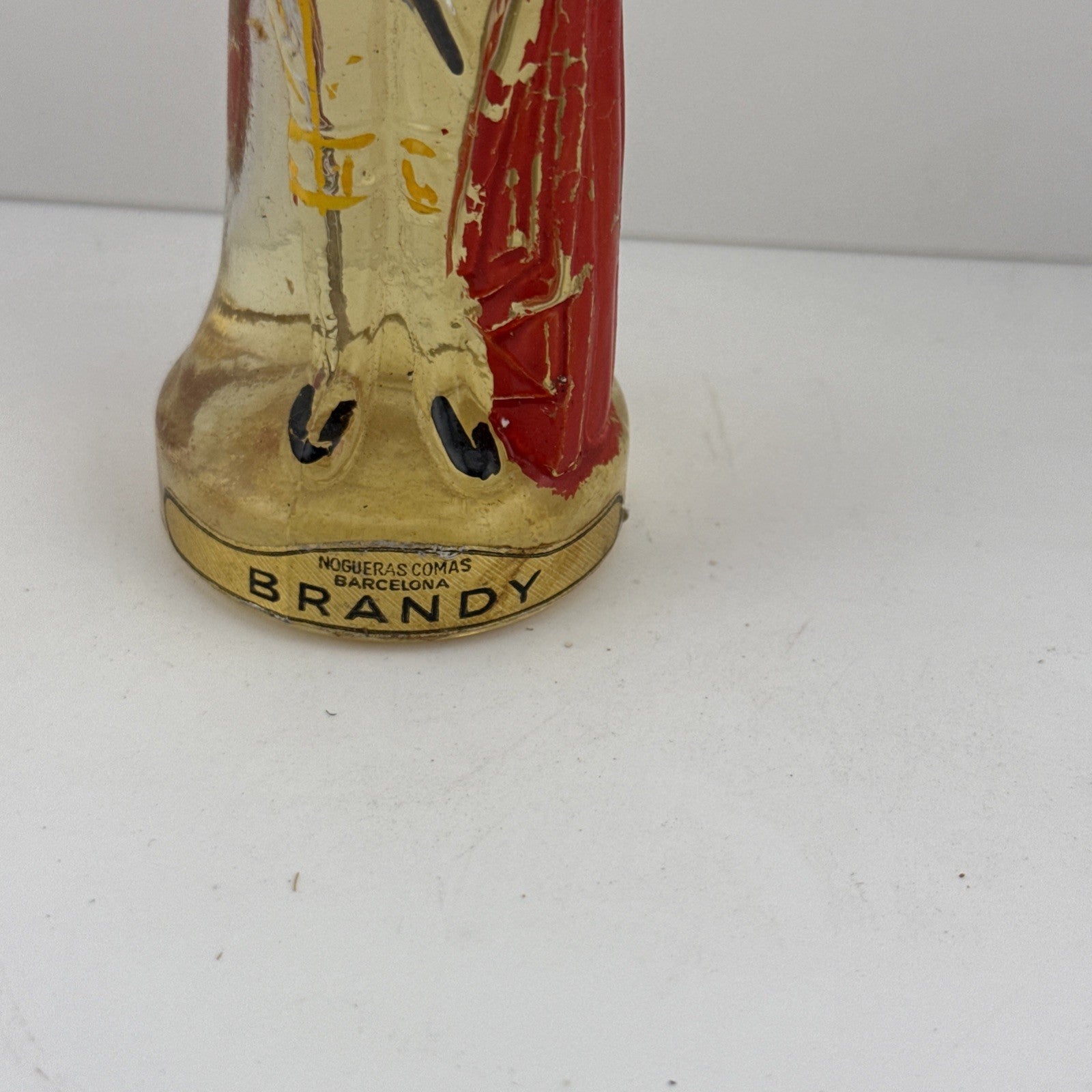 1950s Spanish figural torero brandy miniature, Noguera Comas