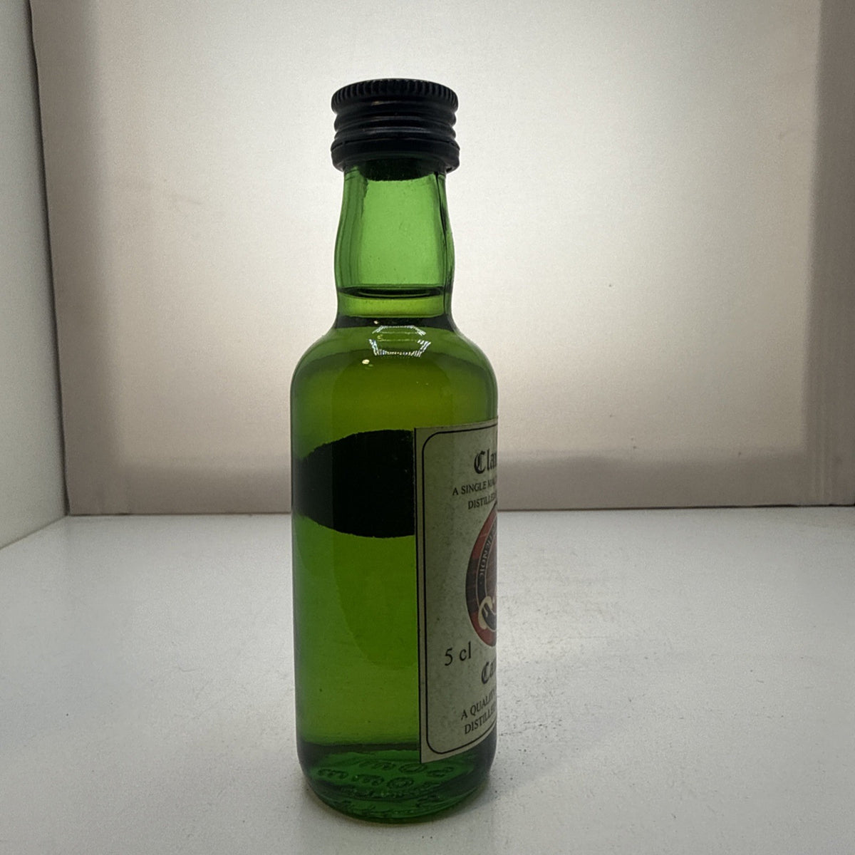 The Clan Malt — Cameron — 5cl Single Malt Miniature — Green Bottle