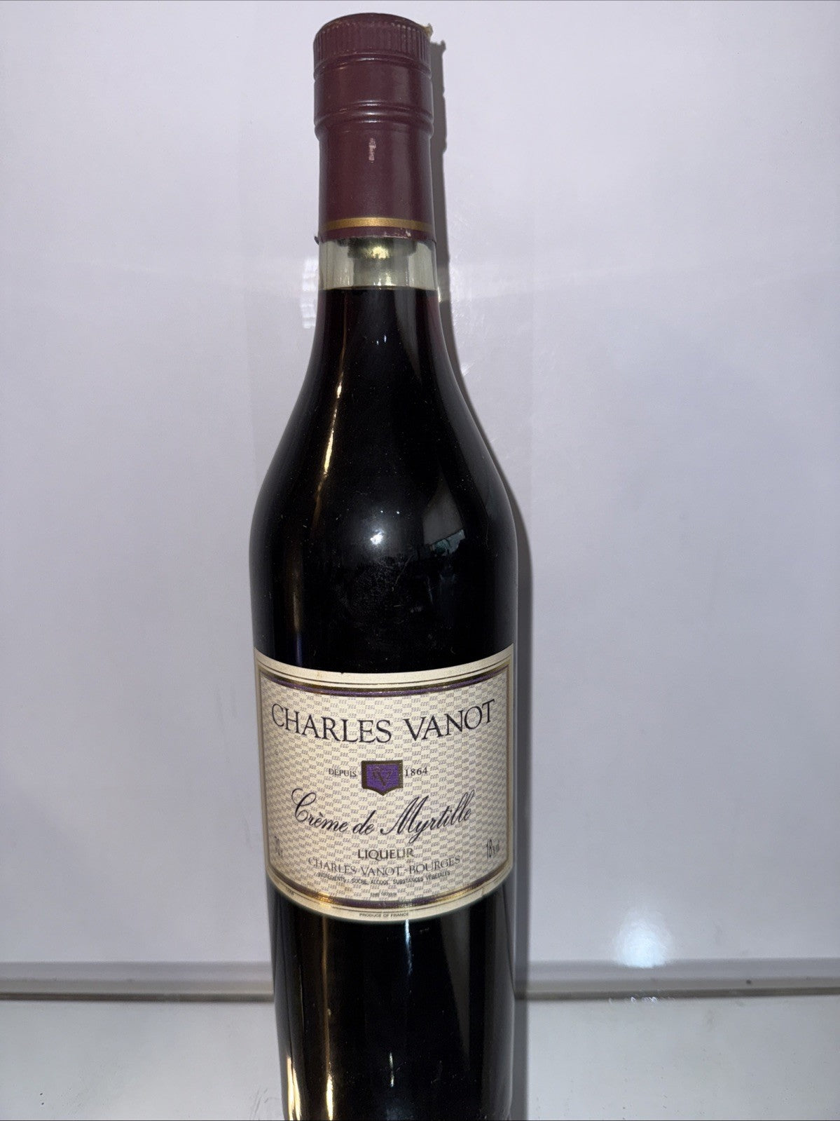 Charles Vanot Creme De Myrtille (blueberries) Liqueur 700ml